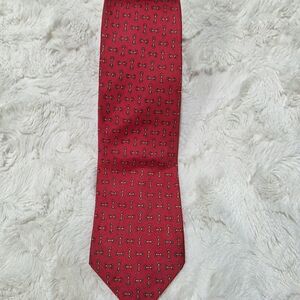 Classic Red Patterned Men's Tie
